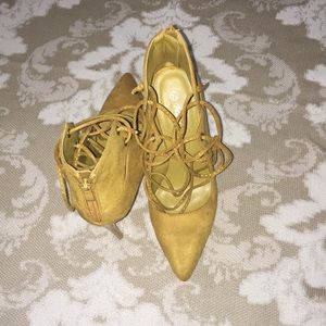 Yellow heels